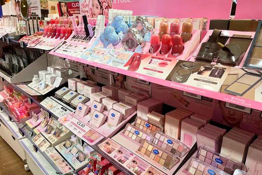 明石ビブレ店のコスメ売り場の画像
